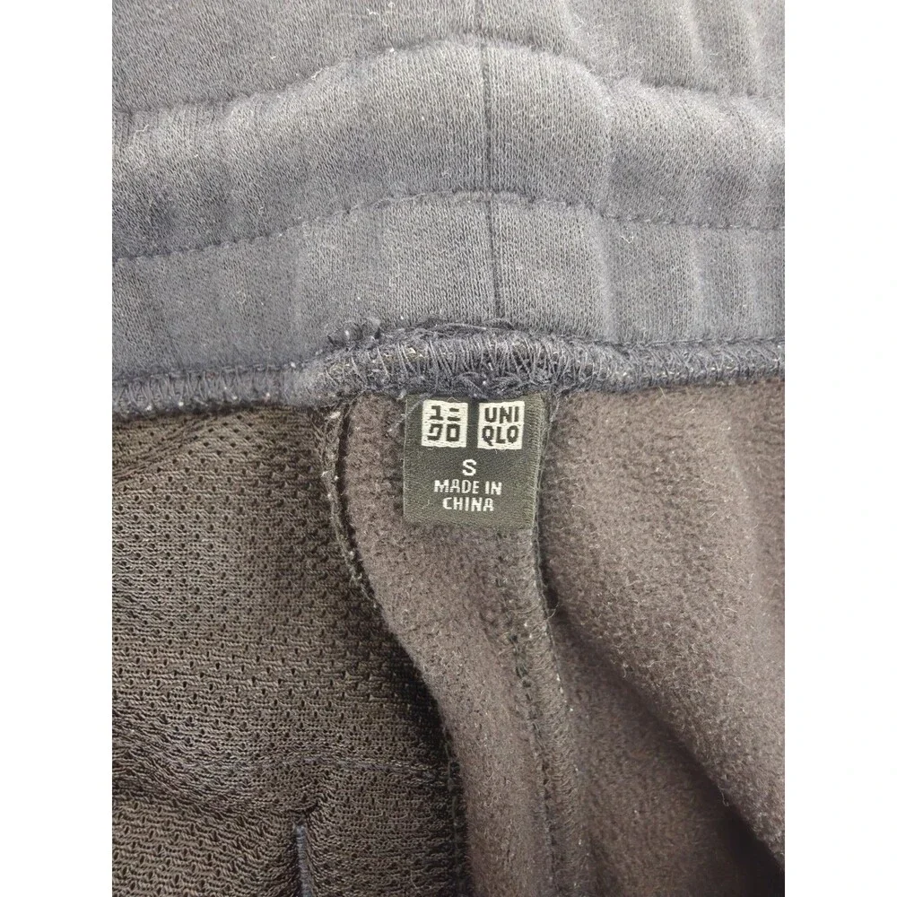 Uniqlo Black Fleece Lined Jogger Sweatpants Men's Small S